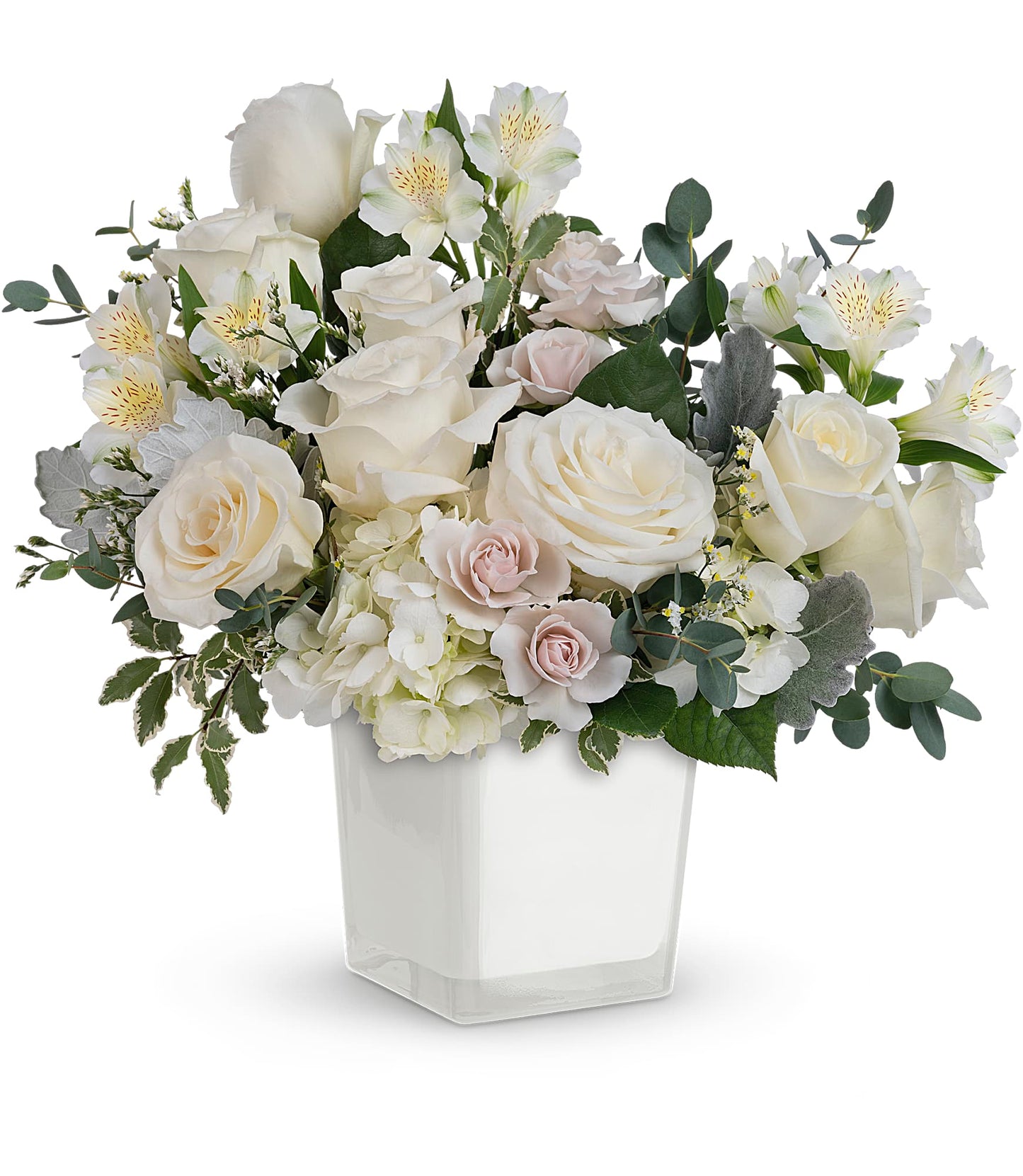 Teleflora's Peaceful Clouds Bouquet