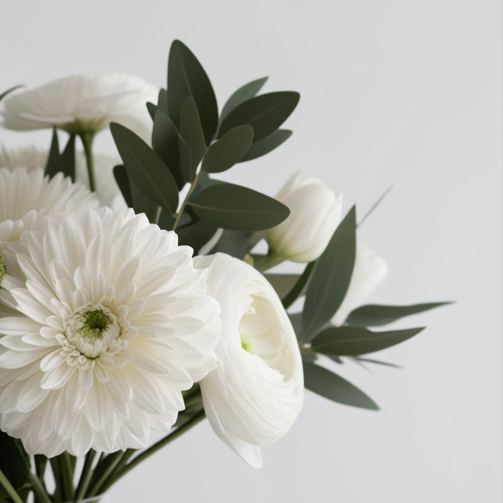 White Vase Arrangement