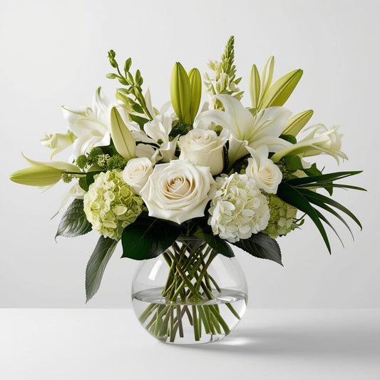 White Vase Arrangement