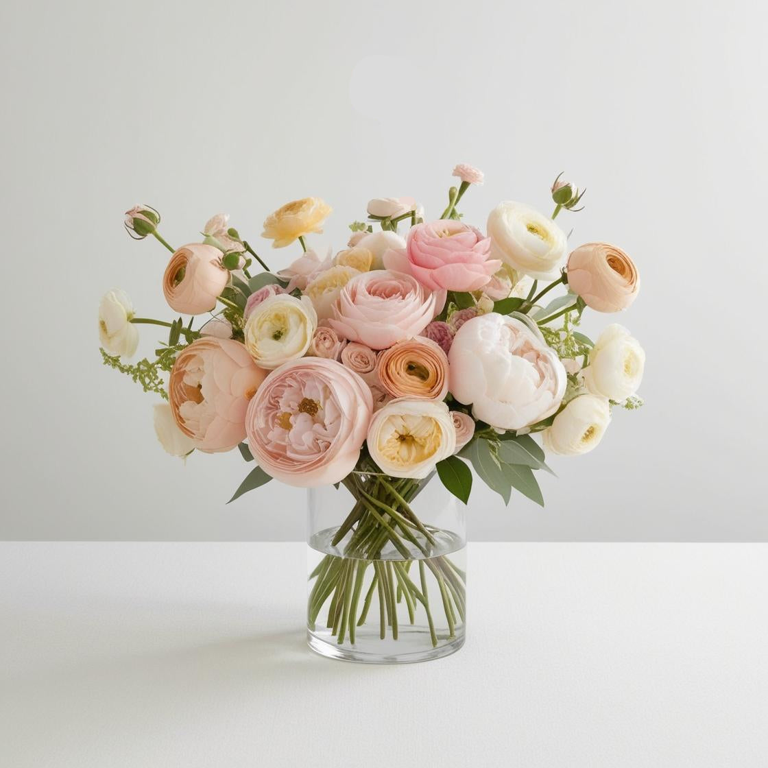 Pastel Vase Arrangement